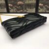 Fake Gucci Marmont Matelasse Wallet On Chain Black - high-end replica designer purse