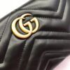 Fake Gucci Marmont Matelasse Wallet On Chain Black - affordable luxury replica bag