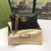 Fake Gucci Marmont Matelasse Wallet On Chain Black - best quality fake designer bag