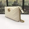 Replica Gucci Marmont Matelasse Wallet On Chain White - elite factory replica handbag
