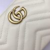 Replica Gucci Marmont Matelasse Wallet On Chain White - 1:1 premium replica handbag