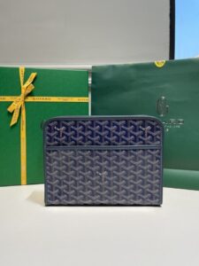 Replica Goyard Jouvence Toiletry Bag Dark Blue - designer handbag clone