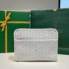 Fake Goyard Jouvence Toiletry Bag White - high-quality designer bag dupe