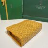 Fake Goyard Jouvence Toiletry Bag Yellow - elite factory replica handbag