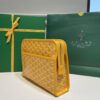 Fake Goyard Jouvence Toiletry Bag Yellow - high-quality designer bag dupe