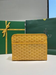 Fake Goyard Jouvence Toiletry Bag Yellow - best quality fake designer bag