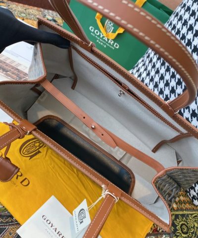 Fake Goyard Bellechasse Brown - elite factory replica handbag