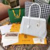 Fake Goyard Bellechasse White - affordable luxury replica bag