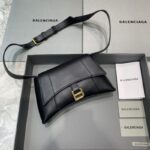 Replica Balenciaga Hourglass Mini Black - affordable luxury replica bag