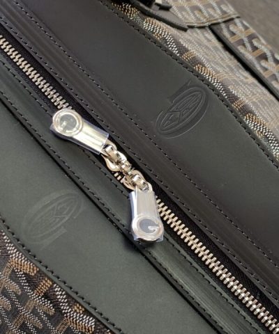 Fake Goyard Bowling 45 Bag Black - high-end replica designer purse