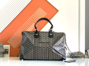 Fake Goyard Bowling 45 Bag Black - high-end replica designer purse
