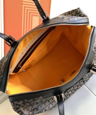 Fake Goyard Bowling 45 Bag Brown - top-grade luxury bag dupe