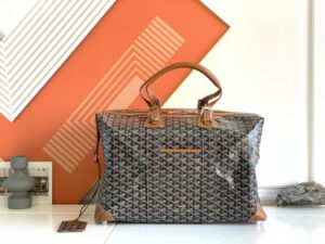 Fake Goyard Bowling 45 Bag Brown - best quality fake designer bag