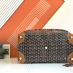 Replica Goyard Bowling 45 Bag Brown