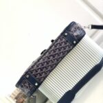 Replika teczki Goyard Ambassade w kolorze ciemnoniebieskim