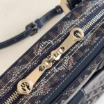 Replika teczki Goyard Ambassade w kolorze ciemnoniebieskim