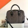 Replica Goyard Ambassade Briefcase Dark Brown - high-end replica designer purse