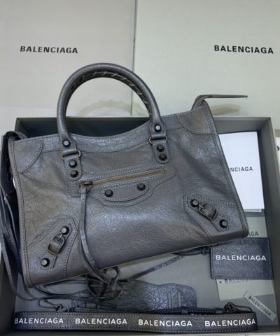 Replica Balenciaga Agneau Dark Grey - affordable designer bags