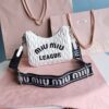 Replica Miu Miu Matelassé League White - best quality fake designer bag