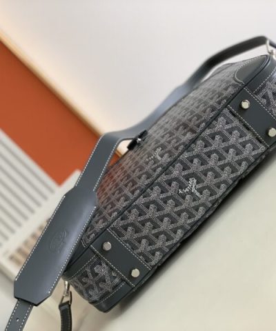Fake Goyard Ambassade Briefcase Grey - best quality fake designer bag