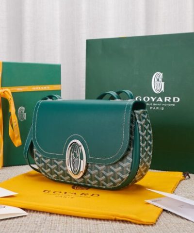 Fake Goyard 233 Bag Green - 1:1 premium replica handbag