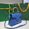 Replica Goyard Saigon Souple Mini Blue - designer handbag clone