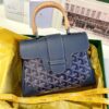 Fake Goyard Saigon Souple Mini Dark Blue - 1:1 premium replica handbag