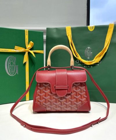Replica Goyard Saigon Souple Mini Red - premium superclone handbag
