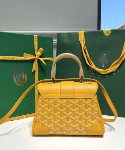 Fake Goyard Saigon Souple Mini Yellow - high-end replica designer purse