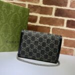 Replica Gucci Dionysus GG Chain Wallet Denim Black
