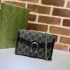 Replica Gucci Dionysus GG Chain Wallet Denim Black - 1:1 premium replica handbag