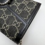 Replica Gucci Dionysus GG Chain Wallet Denim Black - high-end replica designer purse