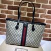 Replica Gucci Ophidia Medium Tote Black - top-grade luxury bag dupe