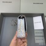 Replica Balenciaga Hourglass On Chain Silver - 1:1 premium replica handbag