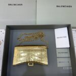 Replica Balenciaga Hourglass On Chain Gold - high-quality designer bag dupe