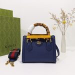 Replica Gucci Diana Small Tote Blue - high-end replica designer purse