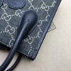 Fake Gucci Ophidia Mini Tote Bag Black Denim - premium superclone handbag