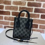 Replica Gucci Ophidia Mini Tote Bag Black Denim