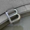 Replica Balenciaga Hourglass On Chain Shine Silver - best quality fake designer bag