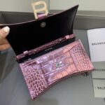 Replica Balenciaga Hourglass On Chain Shine Purple