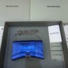 Fake Balenciaga Hourglass On Chain Blue - ultra-realistic fake purse