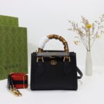 Replica Gucci Diana Small Tote Black - high-end replica designer purse