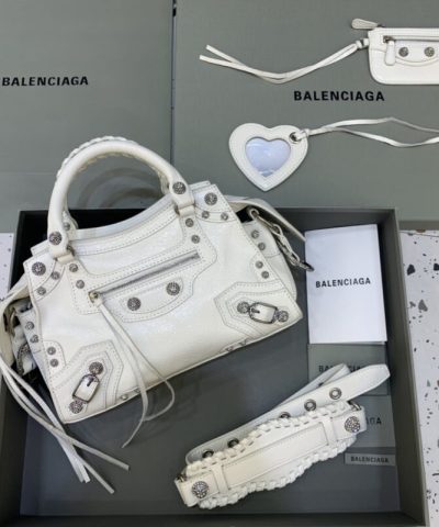 Replica Balenciaga  Le City White Diamond - affordable designer bags