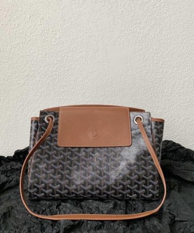 Fake Goyard Rouette Souple Brown - affordable luxury replica bag