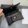 Fake Balenciaga Hourglass On Chain Black - high-end replica designer purse