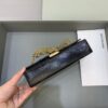 Fake Balenciaga Hourglass On Chain Black - designer handbag clone