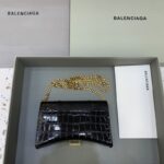Replica Balenciaga Hourglass On Chain Black