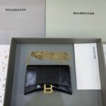 Replica Balenciaga Hourglass On Chain Black