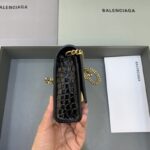 Replica Balenciaga Hourglass On Chain Black