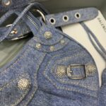 Replica Balenciaga Le Cagole Denim - 1:1 premium replica handbag